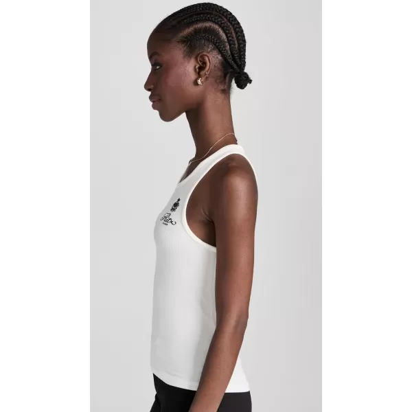 FRAME Womens x Ritz Paris Rib TankWhite