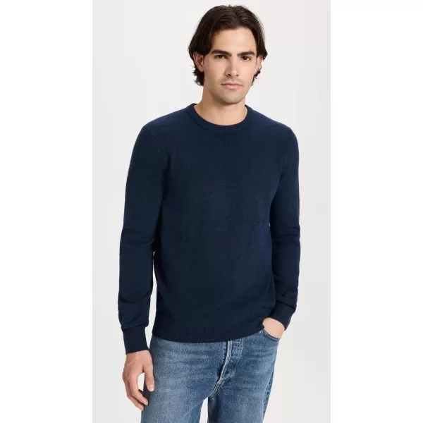 Faherty Mens Jackson Crew SweaterNavy Heather