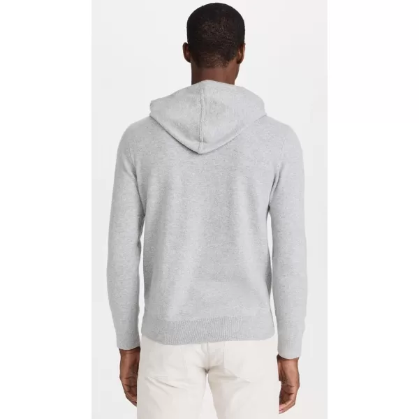 Faherty Mens Jackson Sweater HoodieGrey Cliff Heather