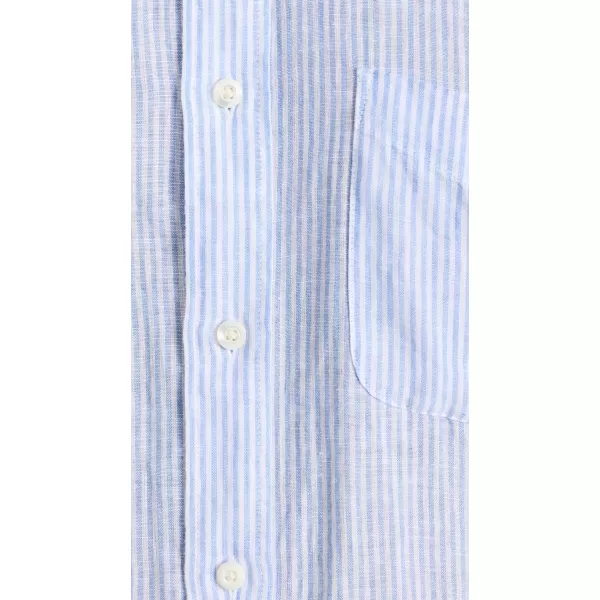 Faherty Mens Linen Laguna ShirtSummer Classic Stripe