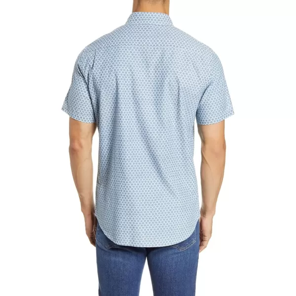 Faherty Mens Stretch Playa ShirtFish Scale Redux