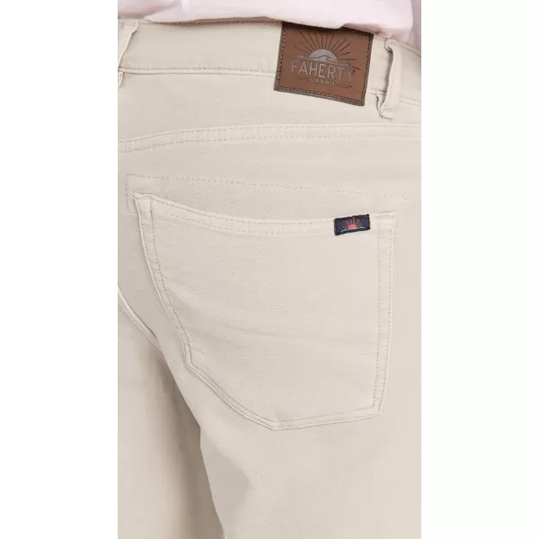 Faherty Mens Stretch Terry 5Pocket PantStone