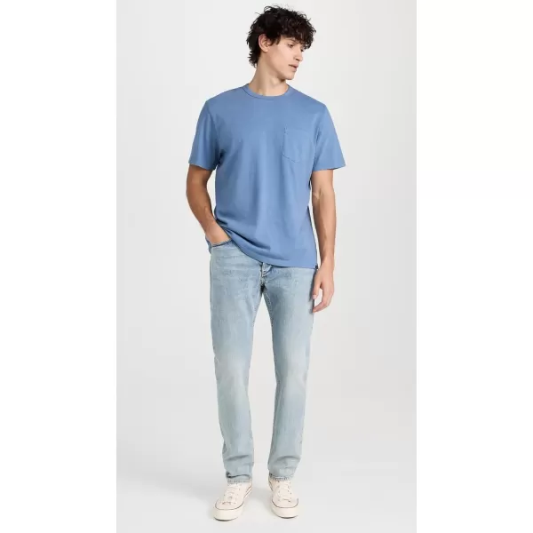 Faherty Mens Sunwashed Pocket TeeBlue Horizon