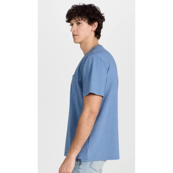 Faherty Mens Sunwashed Pocket TeeBlue Horizon