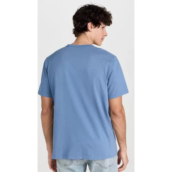 Faherty Mens Sunwashed Pocket TeeBlue Horizon