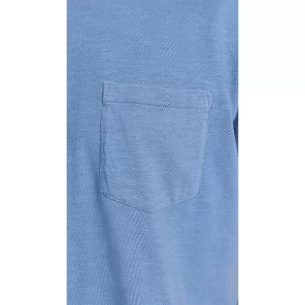 Faherty Mens Sunwashed Pocket TeeBlue Horizon