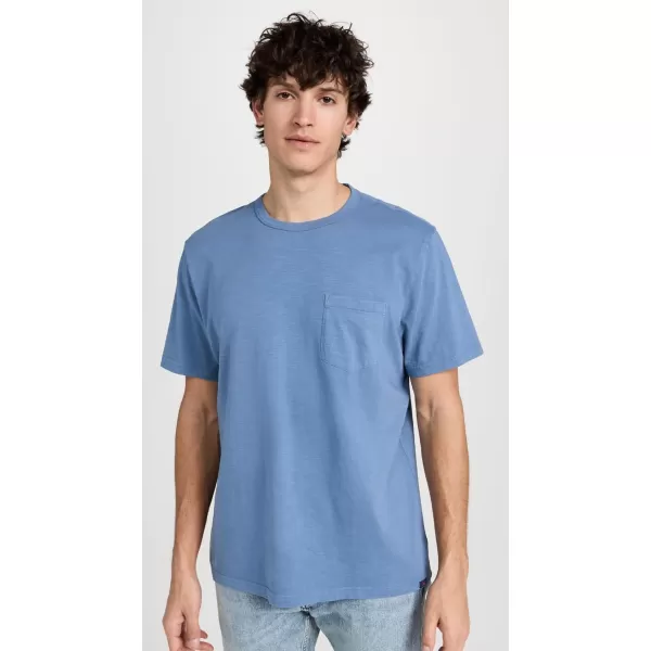 Faherty Mens Sunwashed Pocket TeeBlue Horizon