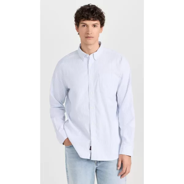 Faherty Mens Supima Oxford ShirtClassic Stripe