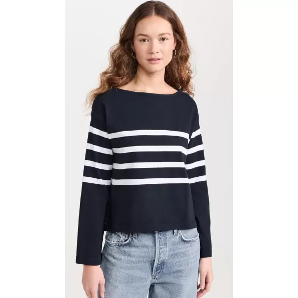 Faherty Womens Sport Jersey TeeCape May Stripe