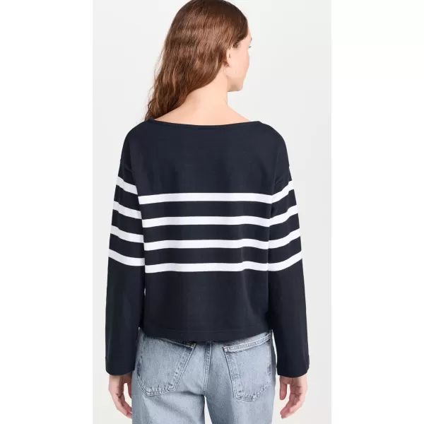 Faherty Womens Sport Jersey TeeCape May Stripe