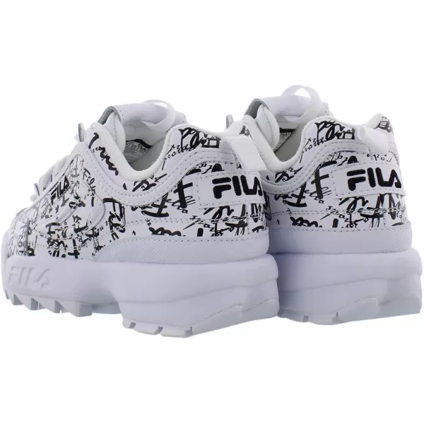 Fila Ray Tracer 2 Nxt Mens SneakerWhiteBlackBlackwhitedeep Black