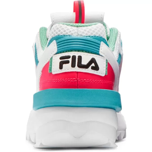 Fila Ray Tracer 2 Nxt Mens SneakerWhiteDiva PinkScuba Blue