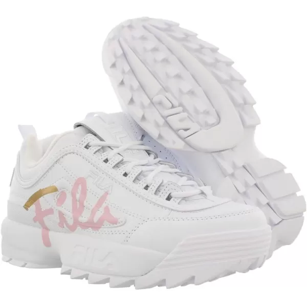 Fila Ray Tracer 2 Nxt Mens SneakerWhitePinkMetallic Gold