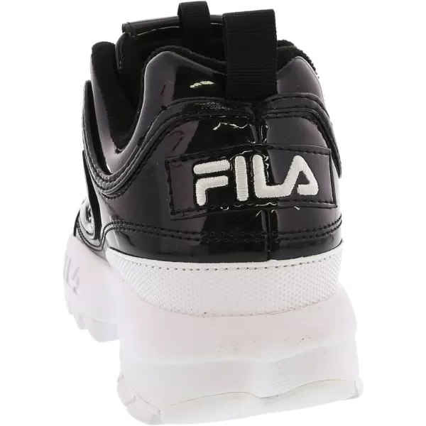 Fila Womens Disruptor Ii Premium Comfortable SneakersBlackWhiteblack