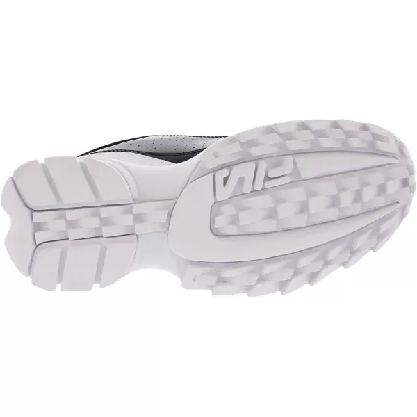 Fila Womens Disruptor Ii Premium Comfortable SneakersBlackWhiteblack