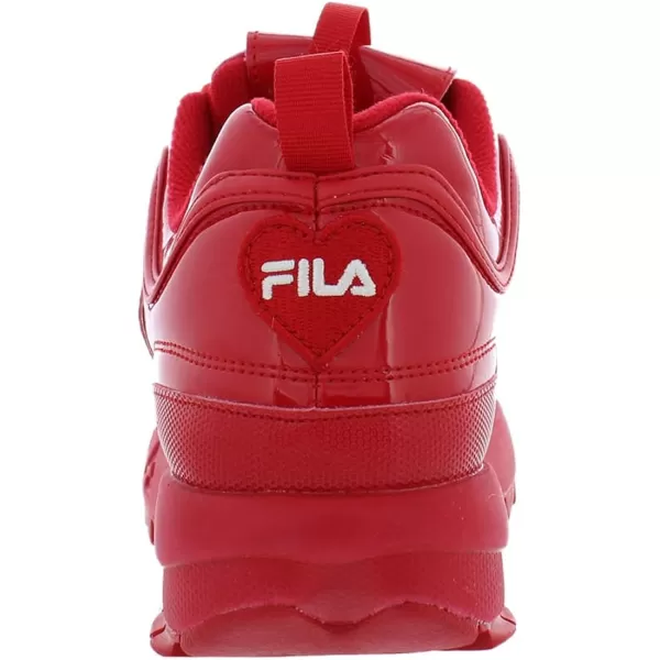 Fila Womens Disruptor Ii Premium Comfortable SneakersFila RedFila RedFila Red