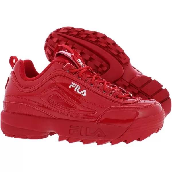 Fila Womens Disruptor Ii Premium Comfortable SneakersFila RedFila RedFila Red