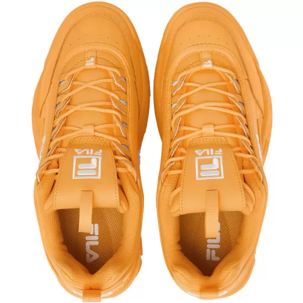 Fila Womens Disruptor Ii Premium Comfortable SneakersMarigoldWhiteMarigold