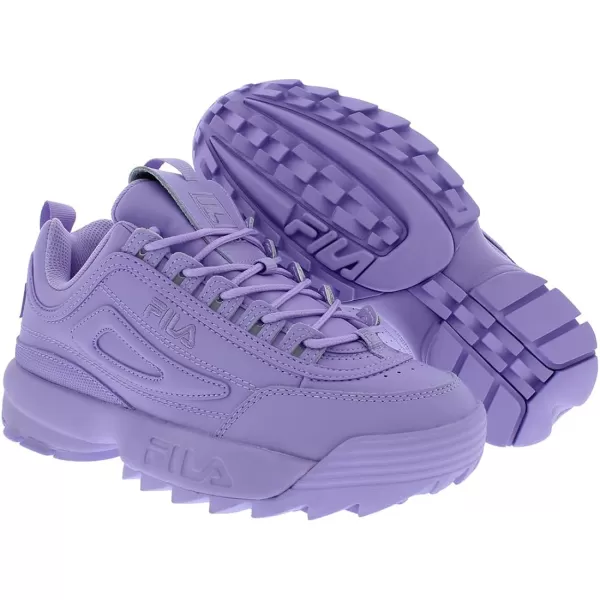 Fila Womens Disruptor Ii Premium Comfortable SneakersPurple RosePurple RosePurple Rose