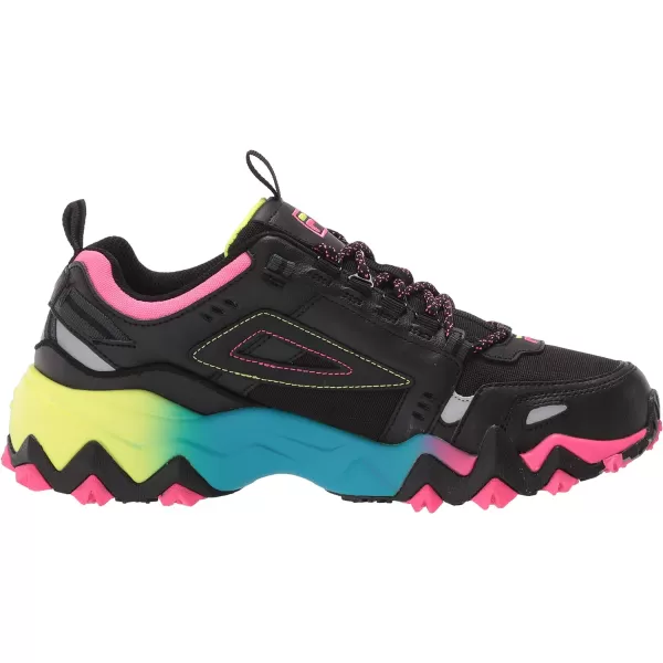 Fila Womens Oakmont Tr SneakerBlackBlackMulti