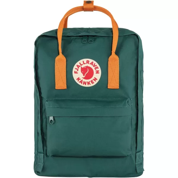 Fjallraven Kanken  Flint GreyOne Size Arctic GreenSpicy Orange