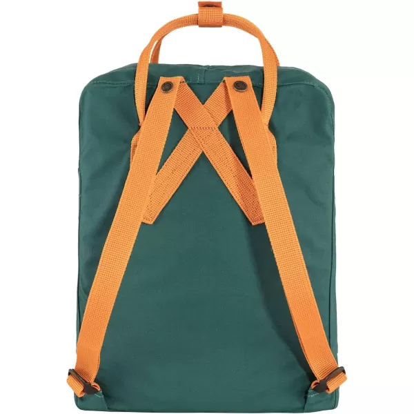 Fjallraven Kanken  Flint GreyOne Size Arctic GreenSpicy Orange