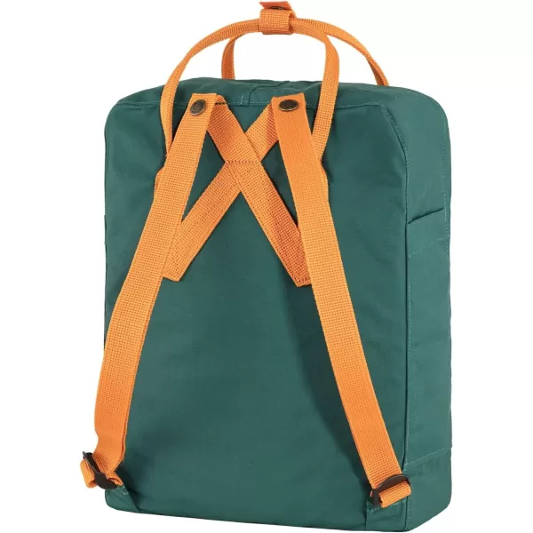 Fjallraven Kanken  Flint GreyOne Size Arctic GreenSpicy Orange