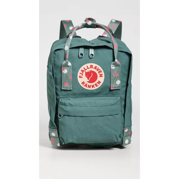 Fjallraven Womens Mini Kanken Backpack Frost GreenConfetti One SizeOne Size Frost GreenConfetti