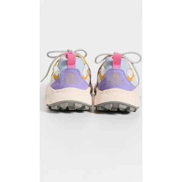 Flower Mountain Womens Yamano 3 SneakersWhitepink