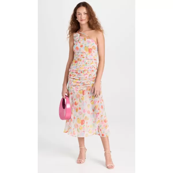 For Love amp Lemons Womens Desmona Midi DressMulti