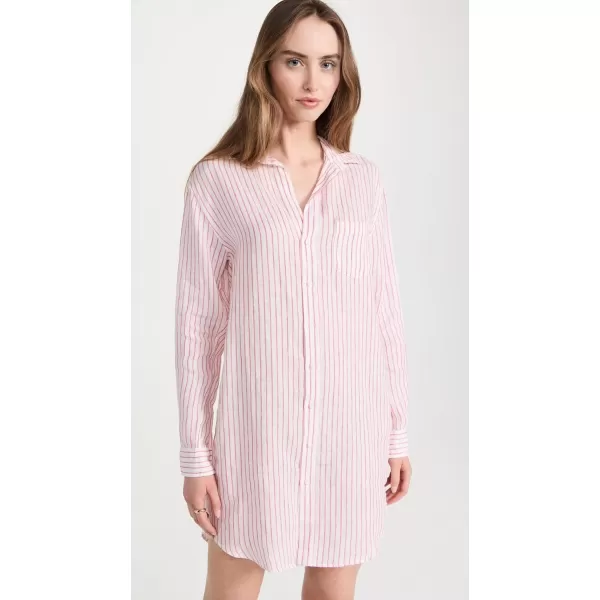 Frank amp Eileen Womens Classic ShirtdressPink Stripe