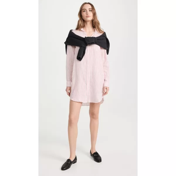 Frank amp Eileen Womens Classic ShirtdressPink Stripe