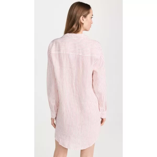 Frank amp Eileen Womens Classic ShirtdressPink Stripe