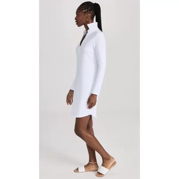 Frank amp Eileen Womens Long Sleeve Polo DressWhite