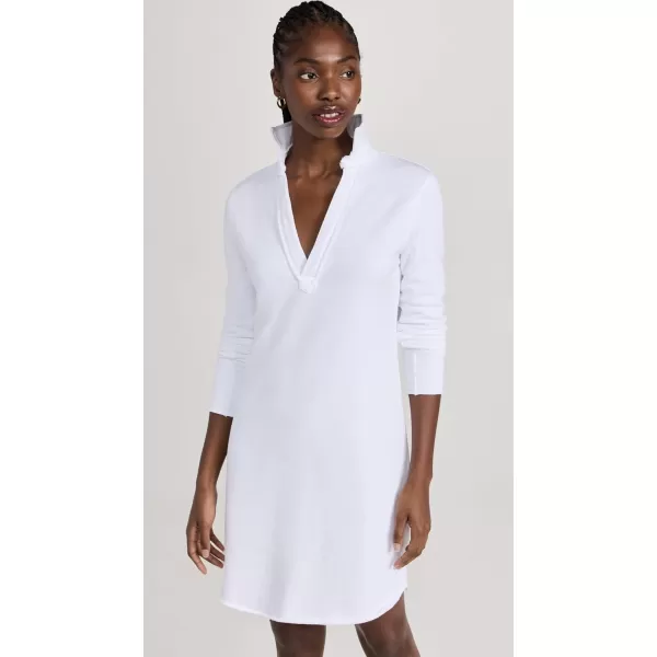 Frank amp Eileen Womens Long Sleeve Polo DressWhite