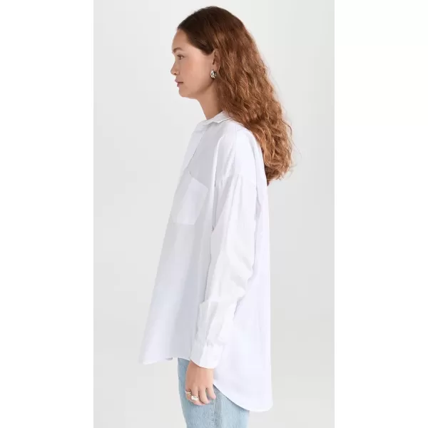 Frank amp Eileen Womens Shirley Oversized ButtonUp ShirtWhite