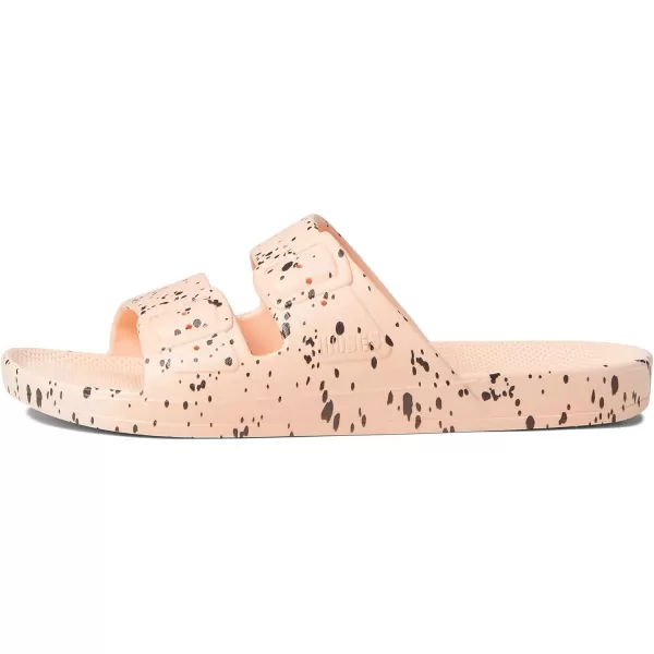 Freedom Moses Womens Moses Two Band SlidesBaby Splatter