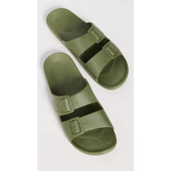 Freedom Moses Womens Moses Two Band SlidesCactus