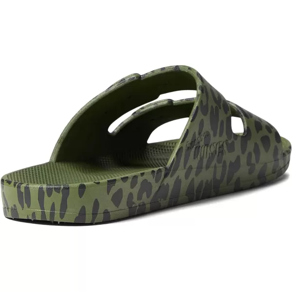 Freedom Moses Womens Moses Two Band SlidesLeo Cactus