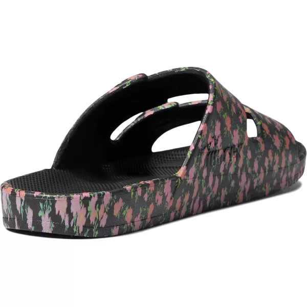 Freedom Moses Womens Moses Two Band SlidesPop Bloom