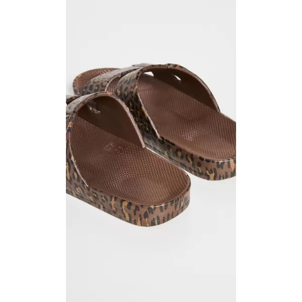 Freedom Moses Womens Moses Two Band SlidesWildcat Choco