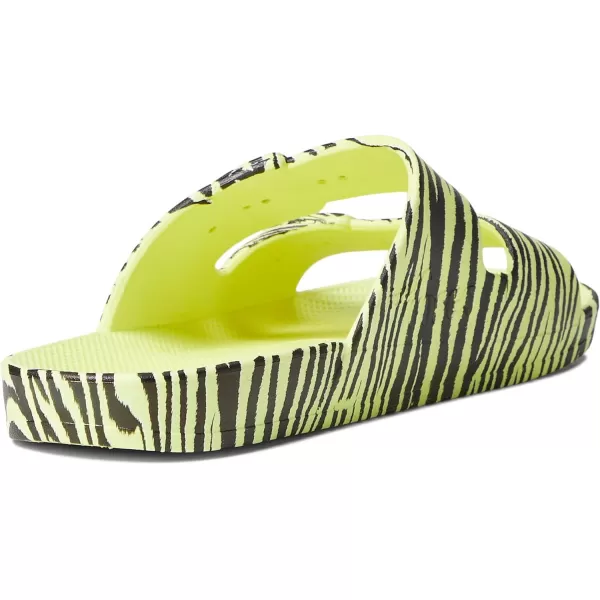 Freedom Moses Womens Moses Two Band SlidesZebra Acid