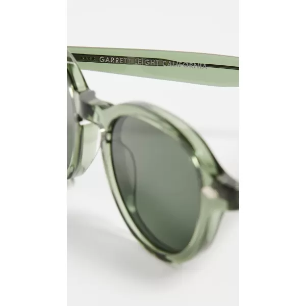 GARRETT LEIGHT Flipper SunglassesGreen