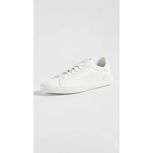 GREATS Mens Reign Low Top Leather SneakersBlanco