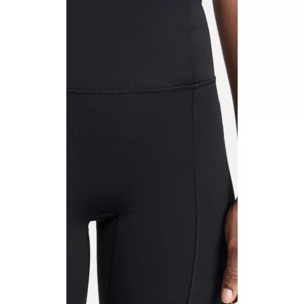 Girlfriend Collective Womens Luxe Split Hem LeggingsBlack