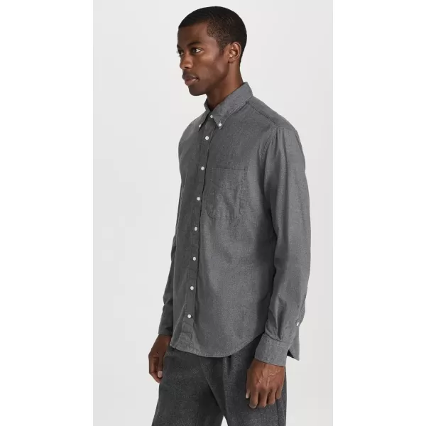 Gitman Vintage Mens Classic Cotton Flannel ShirtGrey