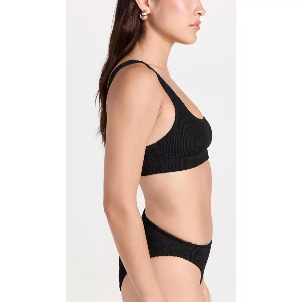 Good American Womens Always Fits Scoop Bikini TopBlack001