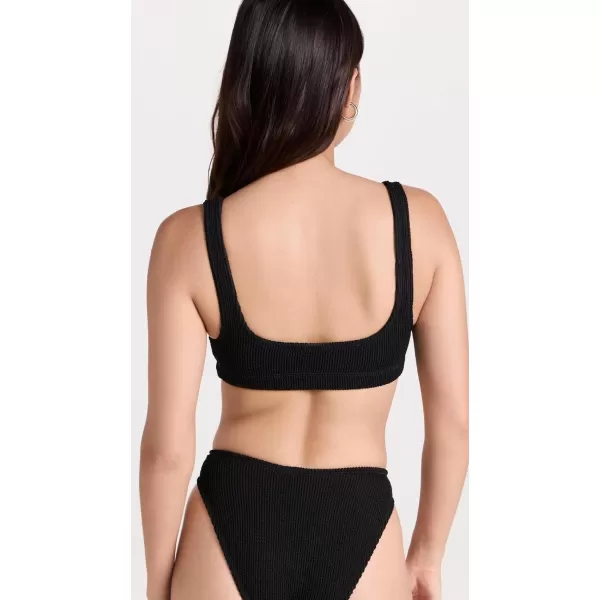 Good American Womens Always Fits Scoop Bikini TopBlack001