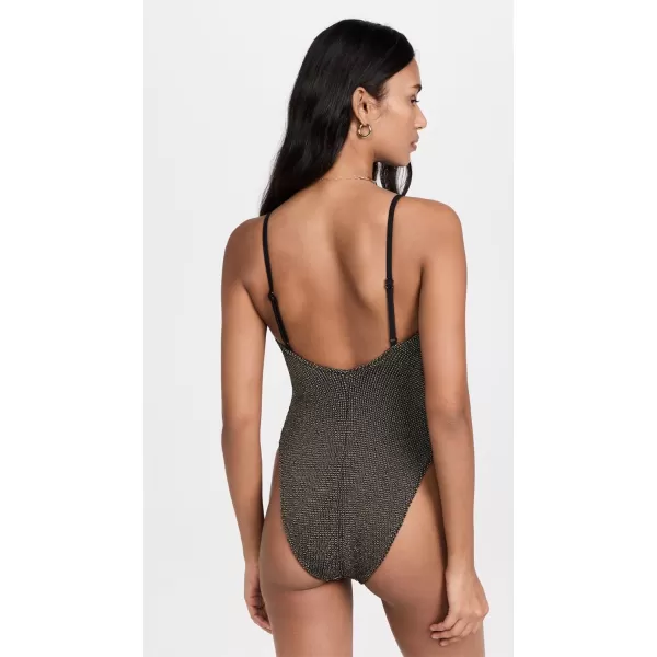 Good American Womens Always Fits Sculpt One Piece SwimsuitBlack001