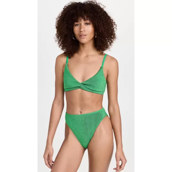 Good American Womens Always Fits Sculpt Twist BraSummer Green002